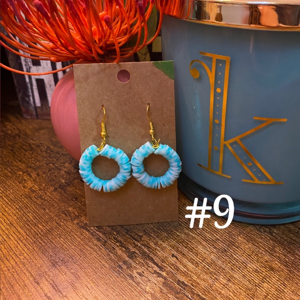 Colorful Hoop Earrings - Picture 9 of 15